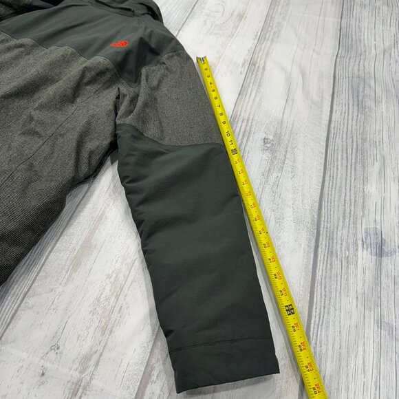 The North Face HYVENT Full Zip Ski Jacket Large Houndstooth Green Mens No Hood - Picture 12 of 16